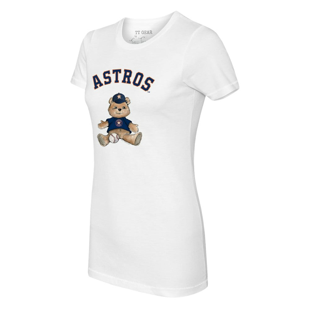 Houston Astros Tiny Turnip Women's Teddy Boy T-Shirt - White - MLB Online