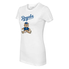 Kansas City Royals Tiny Turnip Women's Teddy Boy T-Shirt - White - MLB on Sale