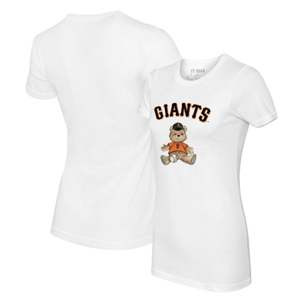 San Francisco Giants Tiny Turnip Women's Teddy Boy T-Shirt - White - MLB Sale