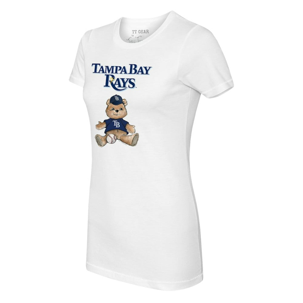 Tampa Bay Rays Tiny Turnip Women's Teddy Boy T-Shirt - White - MLB Sale