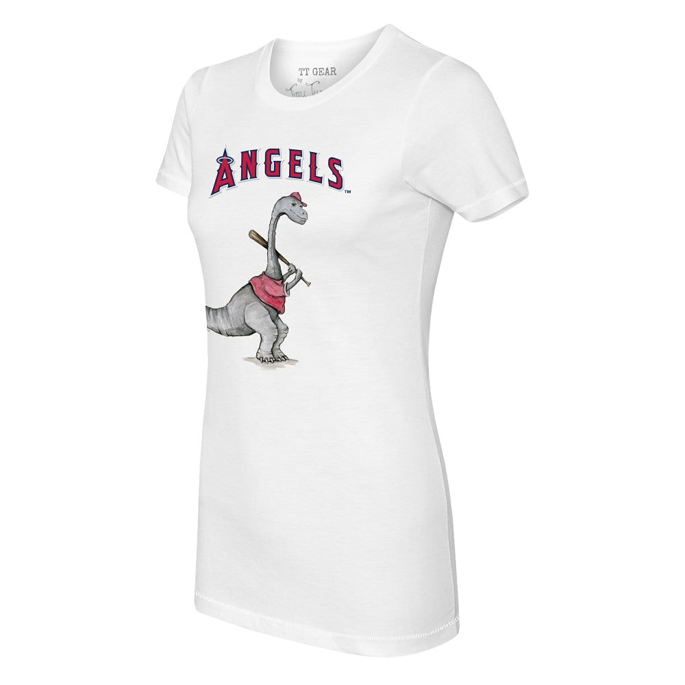 Los Angeles Angels Tiny Turnip Women's Bronto T-Shirt - White - MLB Sale