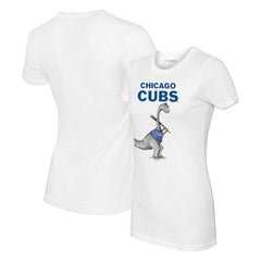 Chicago Cubs Tiny Turnip Women's Bronto T-Shirt - White - MLB Sale