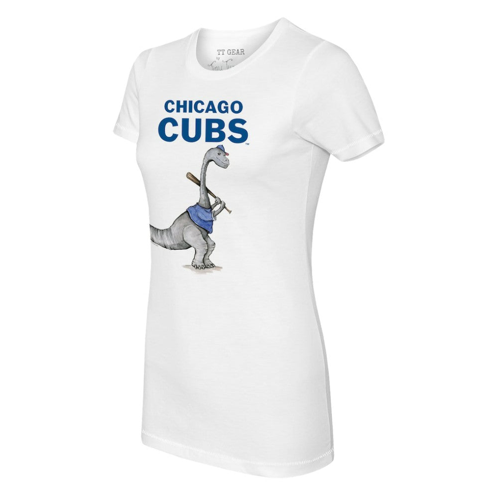Chicago Cubs Tiny Turnip Women's Bronto T-Shirt - White - MLB Sale