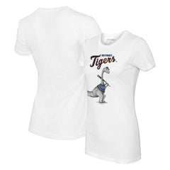 Detroit Tigers Tiny Turnip Women's Bronto T-Shirt - White - MLB Lifestyle