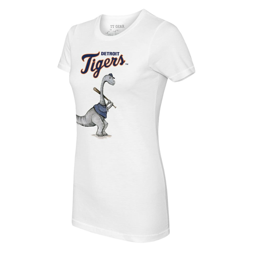 Detroit Tigers Tiny Turnip Women's Bronto T-Shirt - White - MLB Lifestyle