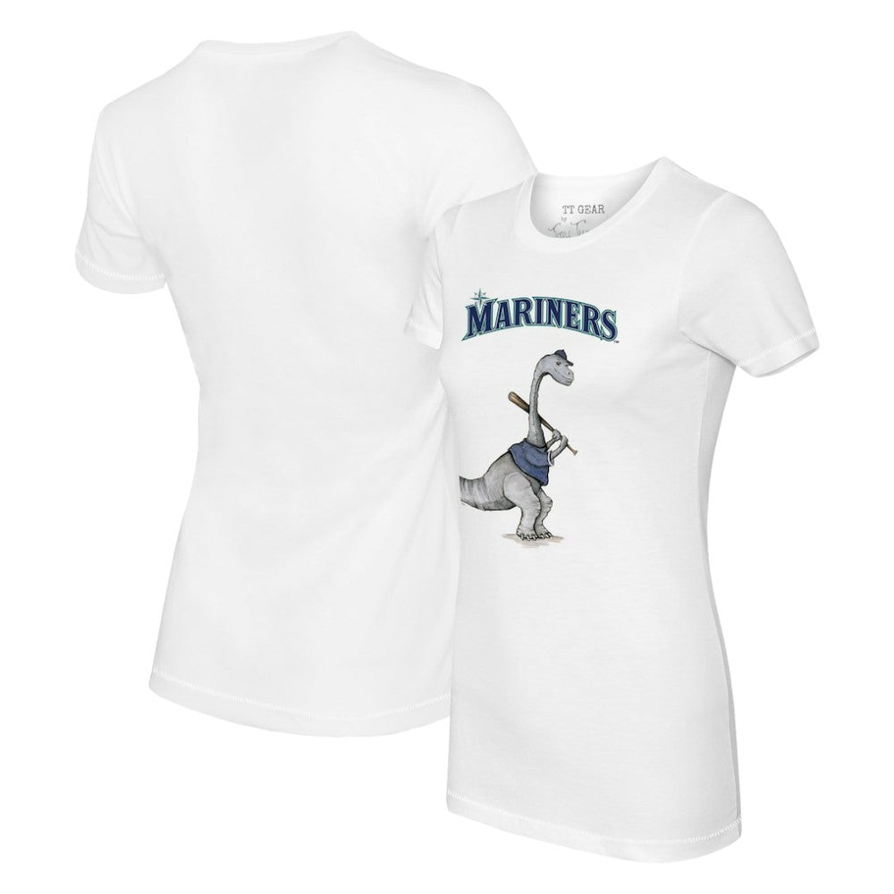 Seattle Mariners Tiny Turnip Women's Bronto T-Shirt - White - MLB Discount