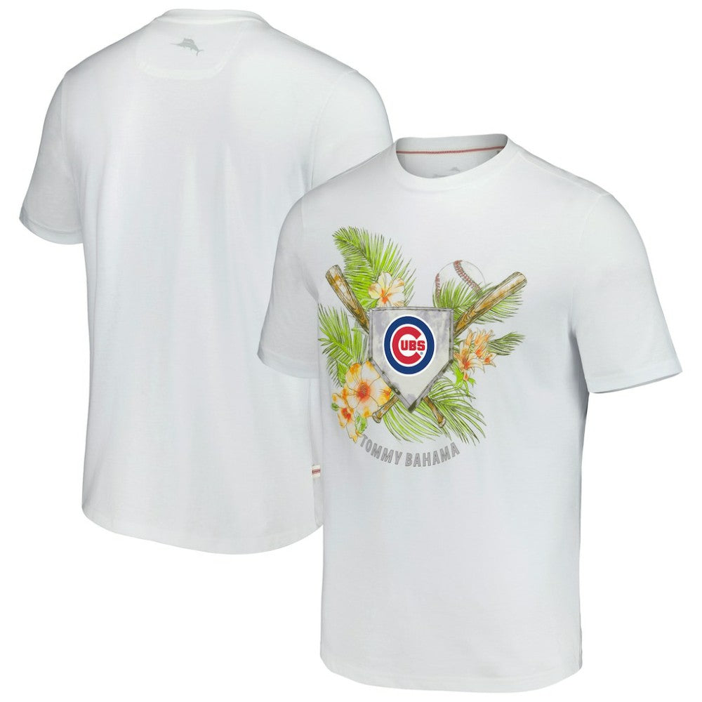 Chicago Cubs Tommy Bahama Island League T-Shirt - White - MLB Online