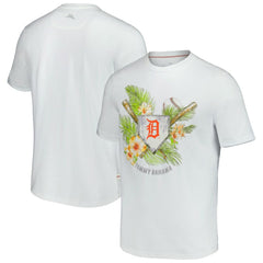 Detroit Tigers Tommy Bahama Island League T-Shirt - White - MLB Online