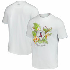 Los Angeles Angels Tommy Bahama Island League T-Shirt - White - MLB Discount