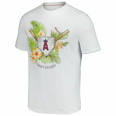 Los Angeles Angels Tommy Bahama Island League T-Shirt - White - MLB Discount