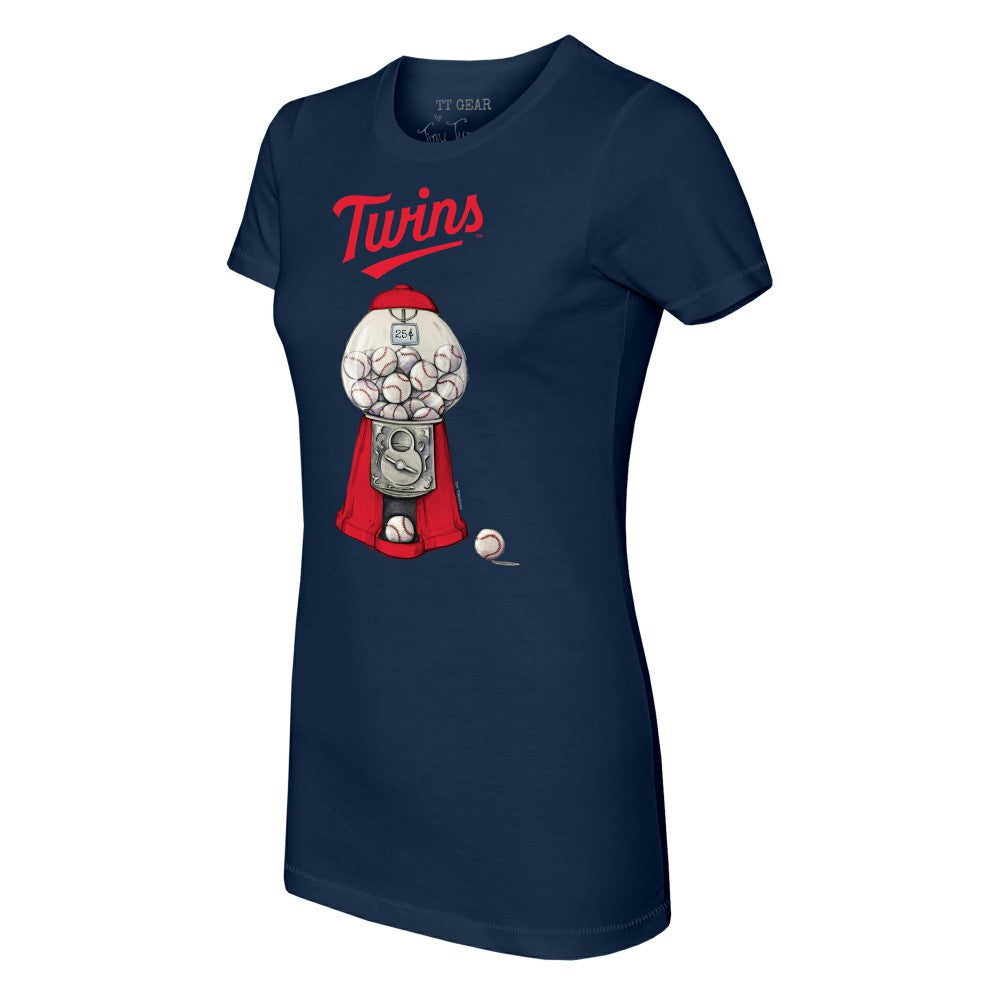 Minnesota Twins Tiny Turnip Women's Gumball Machine T-Shirt - Navy - MLB on Sale
