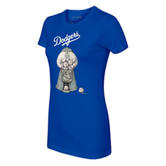 Los Angeles Dodgers Tiny Turnip Women's Gumball Machine T-Shirt - Royal - MLB on Sale