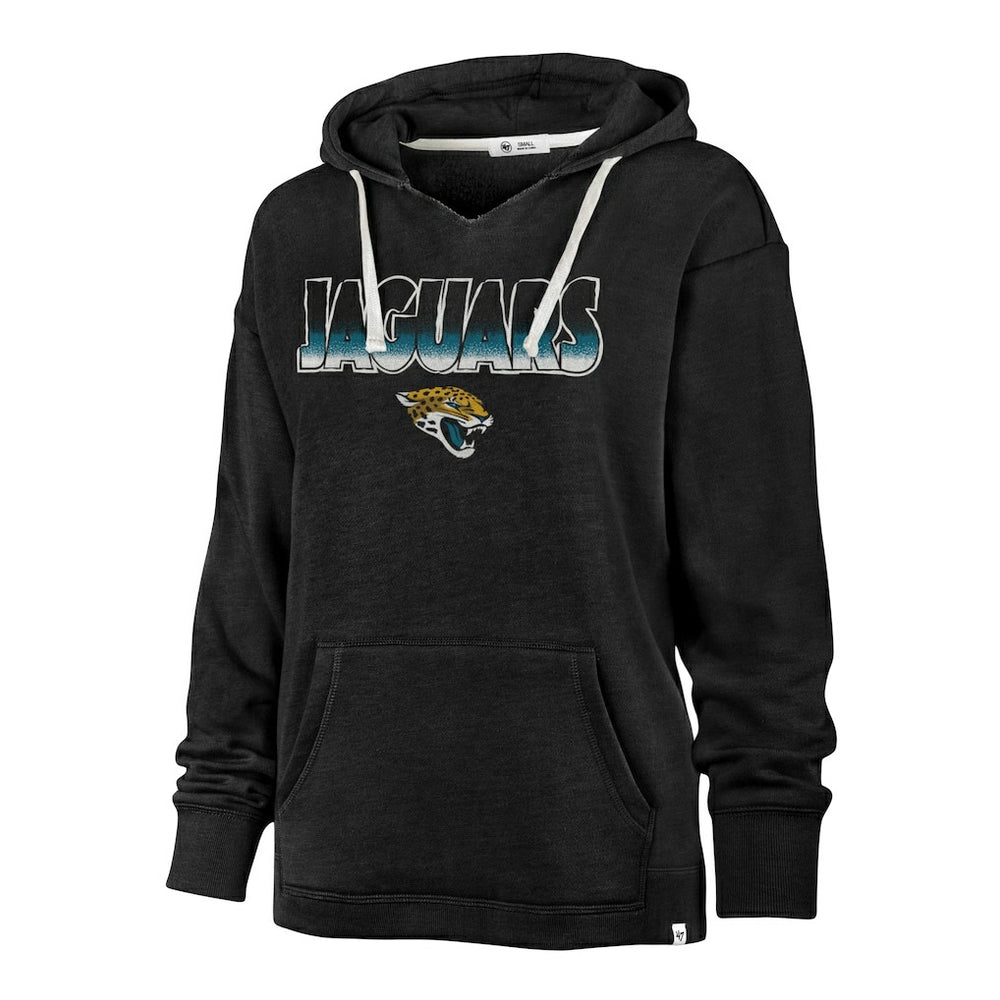 47 brand Jacksonville Jaguars '47 Women's Color Rise Kennedy Pullover Hoodie Black