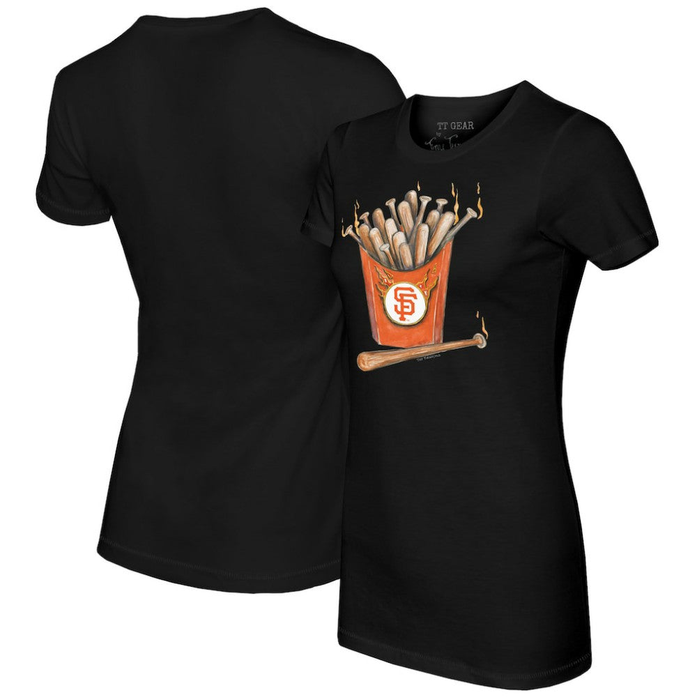 San Francisco Giants Tiny Turnip Women's Hot Bats T-Shirt - Black - MLB Lifestyle