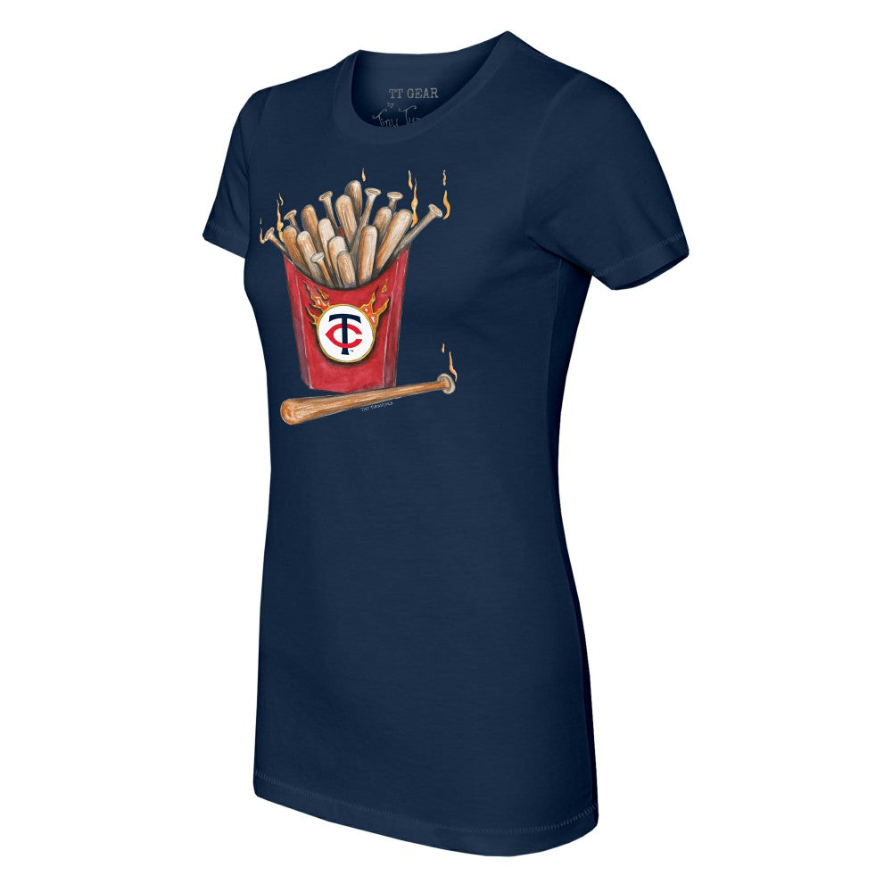 Minnesota Twins Tiny Turnip Women's Hot Bats T-Shirt - Navy - MLB Lifestyle