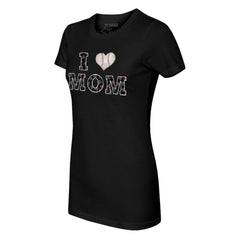 Arizona Diamondbacks Tiny Turnip Women's I Love Mom T-Shirt - Black - MLB Online