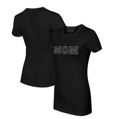 Arizona Diamondbacks Tiny Turnip Women's Logo Mom T-Shirt - Black - MLB Sale