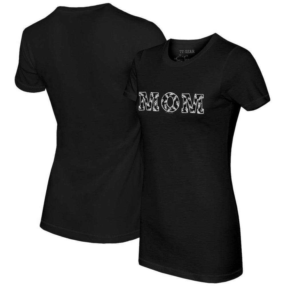 Chicago White Sox Tiny Turnip Women's Logo Mom T-Shirt - Black - MLB Sale