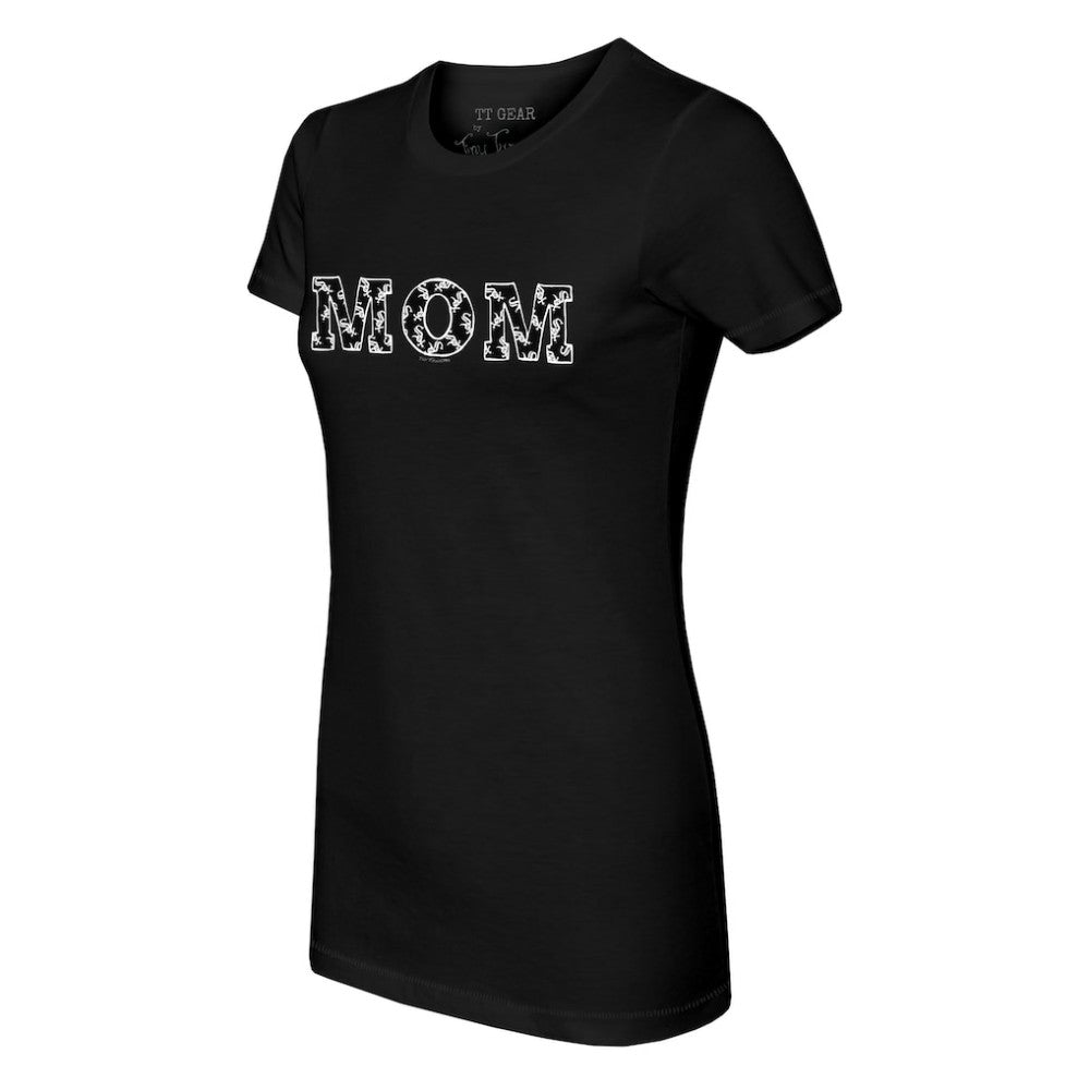 Chicago White Sox Tiny Turnip Women's Logo Mom T-Shirt - Black - MLB Sale