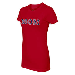 Boston Red Sox Tiny Turnip Women's Logo Mom T-Shirt - Red - MLB Online