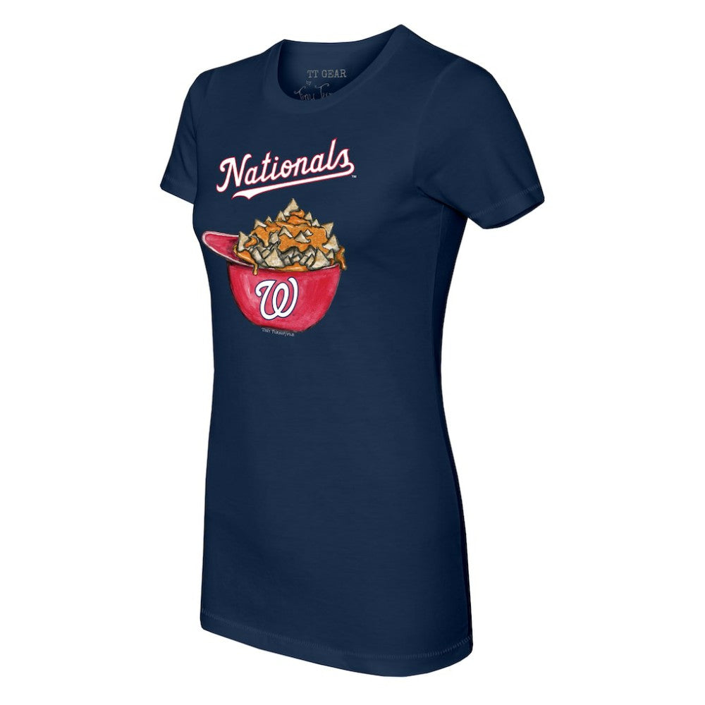 Washington Nationals Tiny Turnip Women's Nacho Helmet T-Shirt - Navy - MLB Online