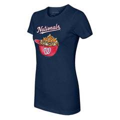 Washington Nationals Tiny Turnip Women's Nacho Helmet T-Shirt - Navy - MLB Online