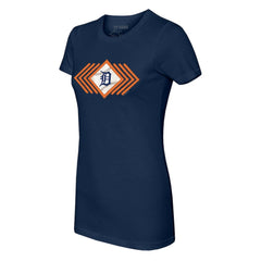 Detroit Tigers Tiny Turnip Women's Prism Arrows T-Shirt - Navy - MLB Sale