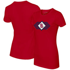 St. Louis Cardinals Tiny Turnip Women's Prism Arrows T-Shirt - Red - MLB on Sale