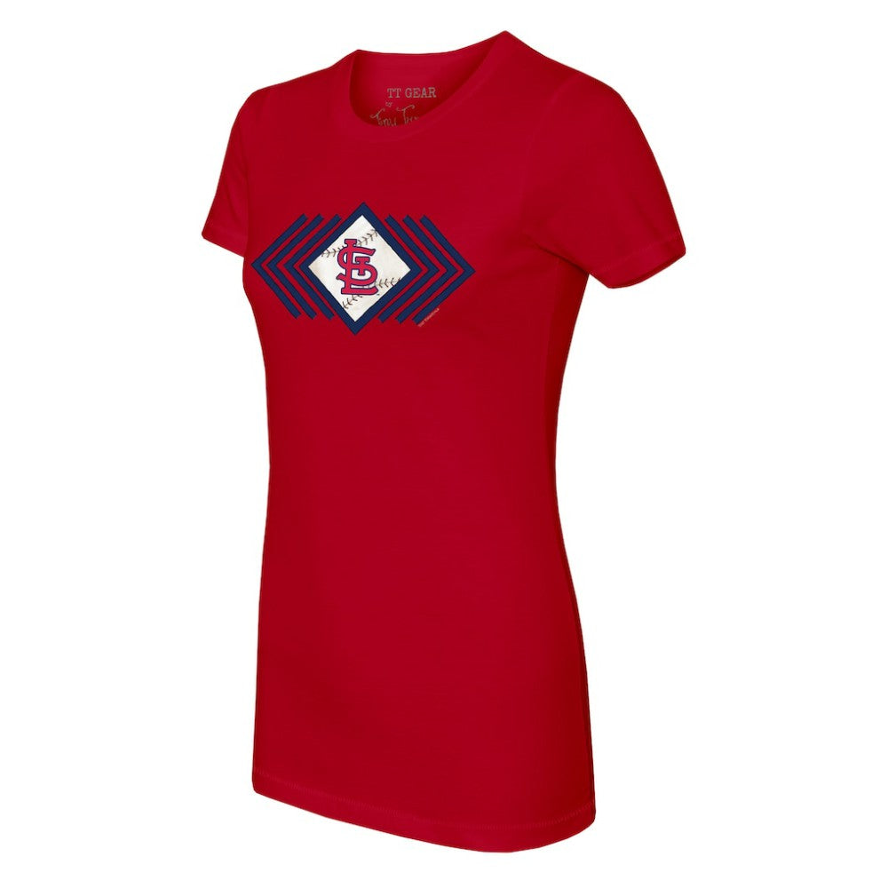 St. Louis Cardinals Tiny Turnip Women's Prism Arrows T-Shirt - Red - MLB on Sale