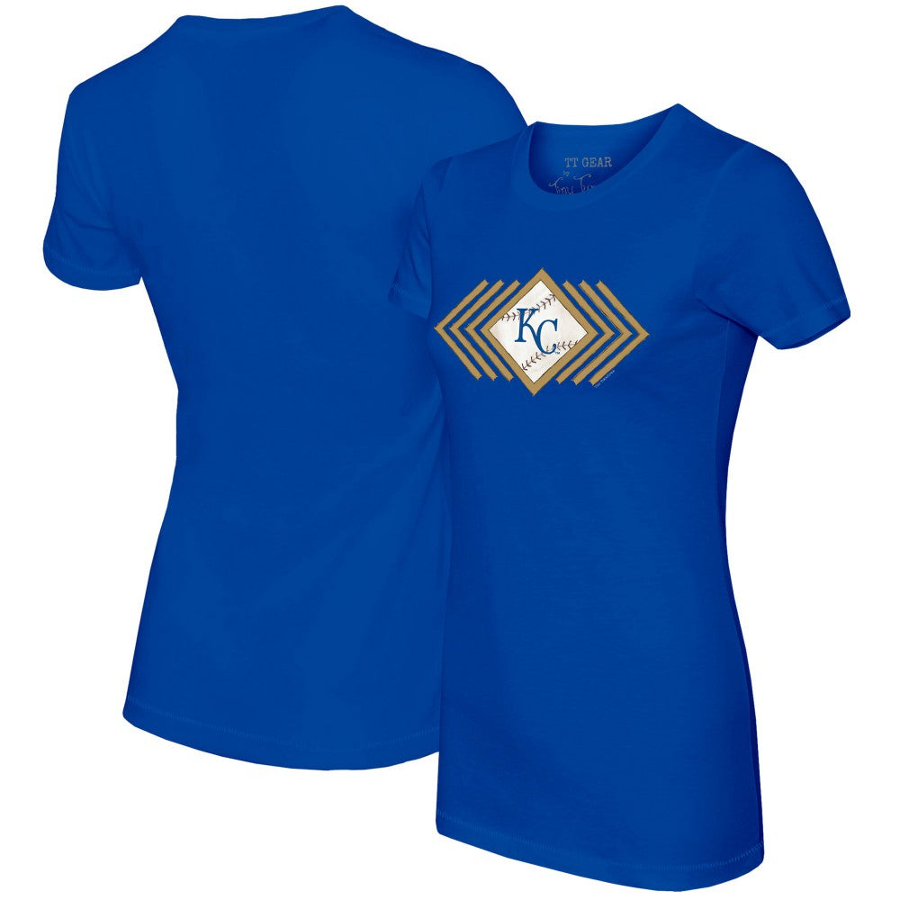 Kansas City Royals Tiny Turnip Women's Prism Arrows T-Shirt - Royal - MLB Sale