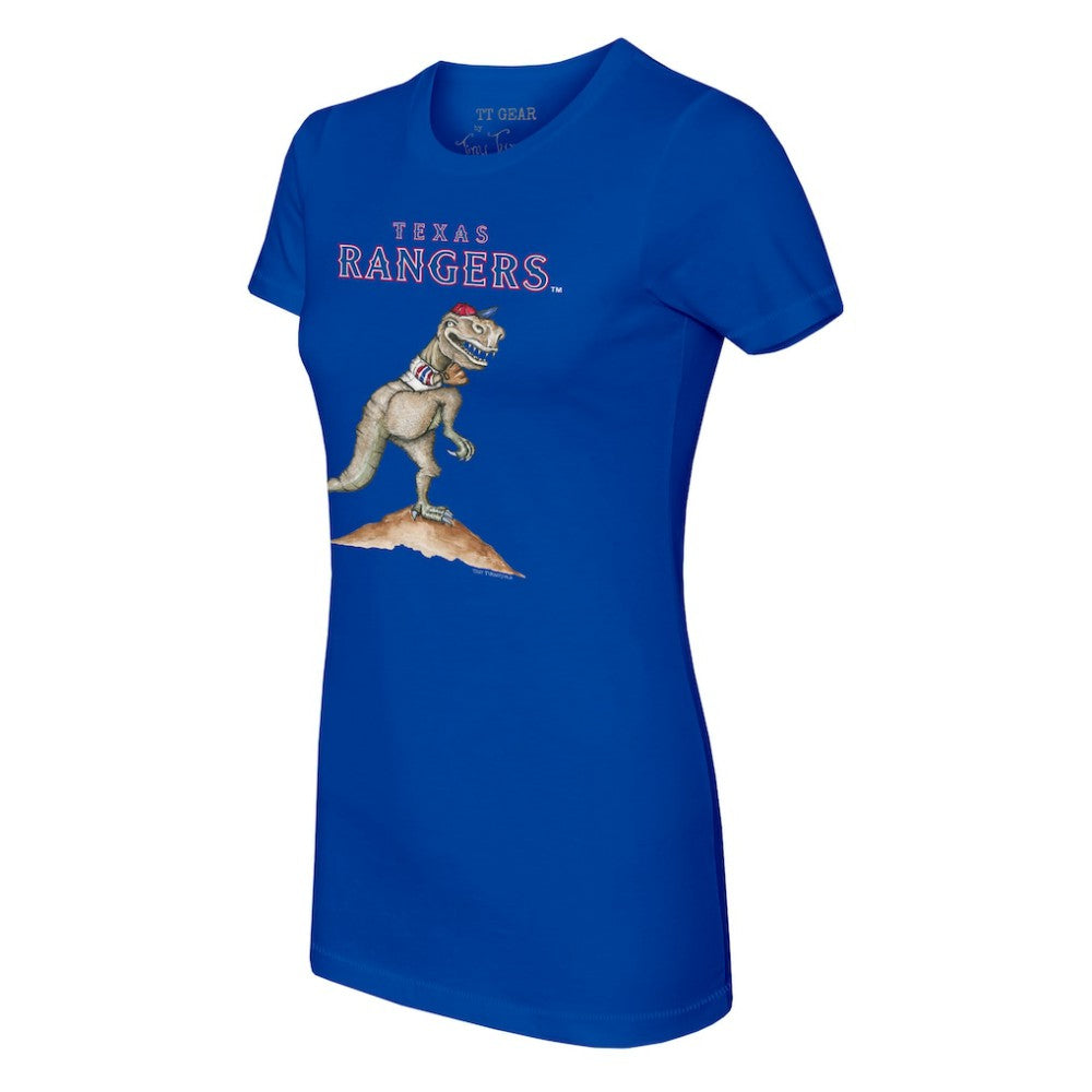 Texas Rangers Tiny Turnip Women's TT Rex T-Shirt - Royal - MLB Lifestyle