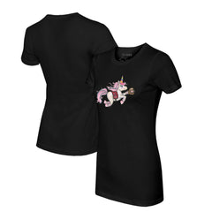 Arizona Diamondbacks Tiny Turnip Women's Unicorn T-Shirt - Black - MLB on Sale