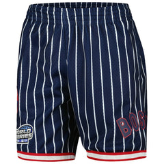 Boston Red Sox Mitchell & Ness Cooperstown Collection 2004 World Series City Collection Mesh Shorts - Navy - Mitchell & Ness Lifestyle