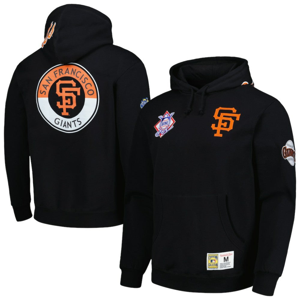 San Francisco Giants Mitchell & Ness City Collection Pullover Hoodie - Black - Mitchell & Ness on Sale