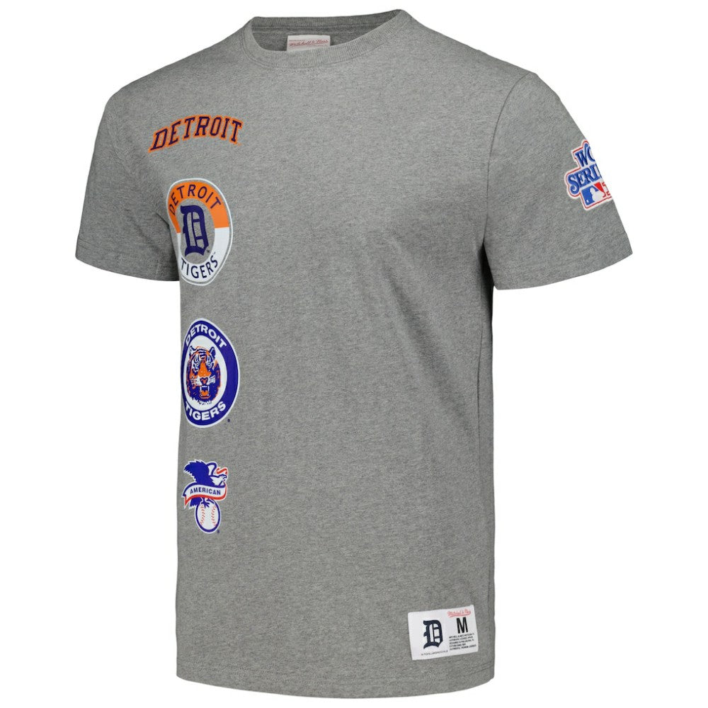Detroit Tigers Mitchell & Ness Cooperstown Collection City Collection T-Shirt - Heather Gray - Mitchell & Ness Discount