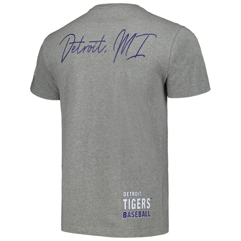 Detroit Tigers Mitchell & Ness Cooperstown Collection City Collection T-Shirt - Heather Gray - Mitchell & Ness Discount