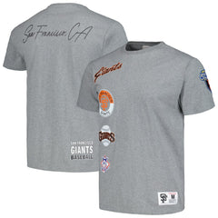 San Francisco Giants Mitchell & Ness Cooperstown Collection City Collection T-Shirt - Heather Gray - Mitchell & Ness Discount