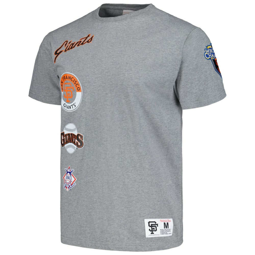 San Francisco Giants Mitchell & Ness Cooperstown Collection City Collection T-Shirt - Heather Gray - Mitchell & Ness Discount