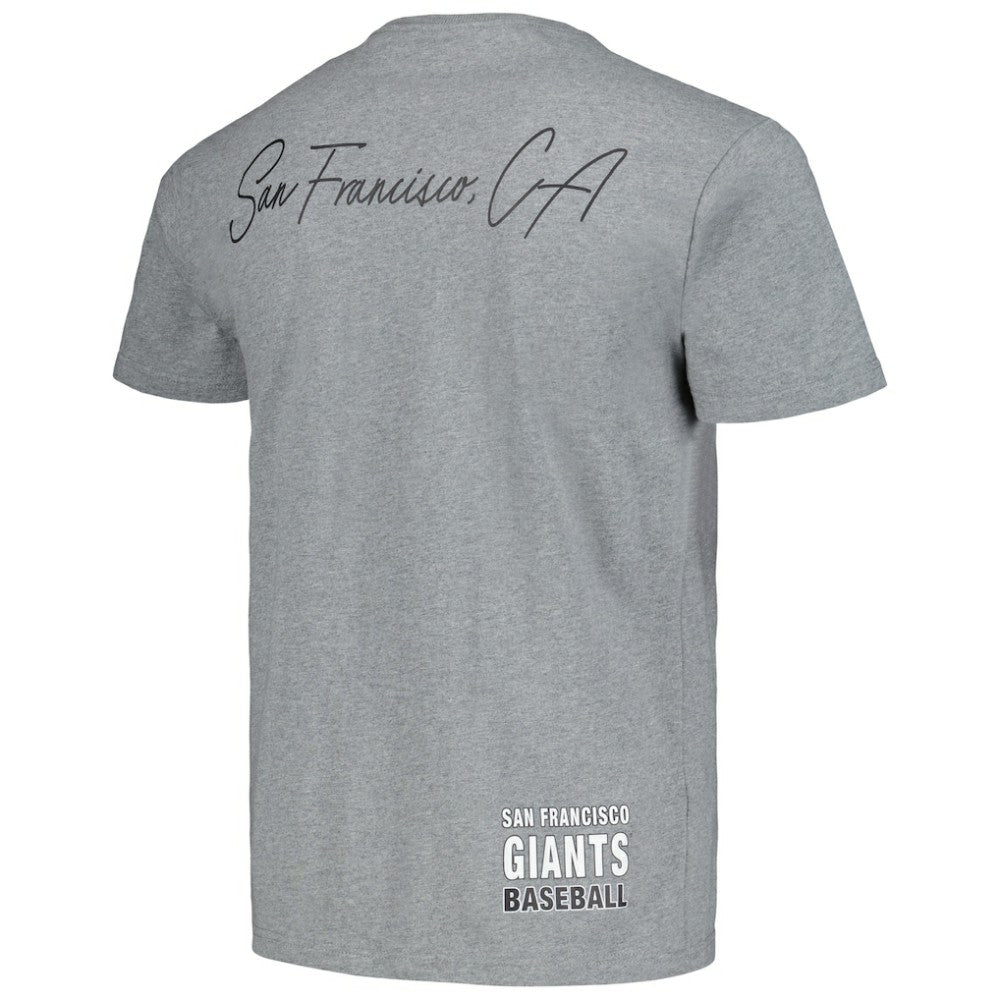 San Francisco Giants Mitchell & Ness Cooperstown Collection City Collection T-Shirt - Heather Gray - Mitchell & Ness Discount