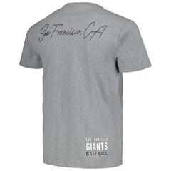 San Francisco Giants Mitchell & Ness Cooperstown Collection City Collection T-Shirt - Heather Gray - Mitchell & Ness Discount