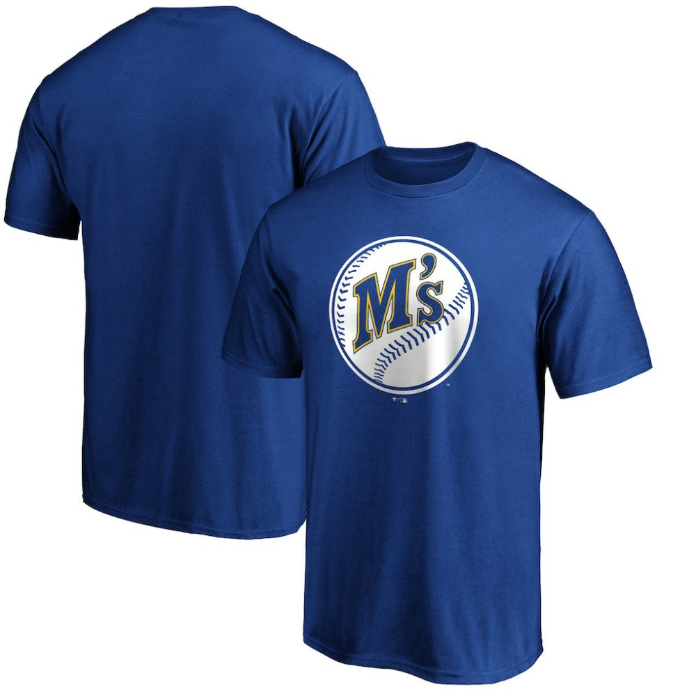 Seattle Mariners Cooperstown Collection Huntington Team T-Shirt - Royal - MLB Sale