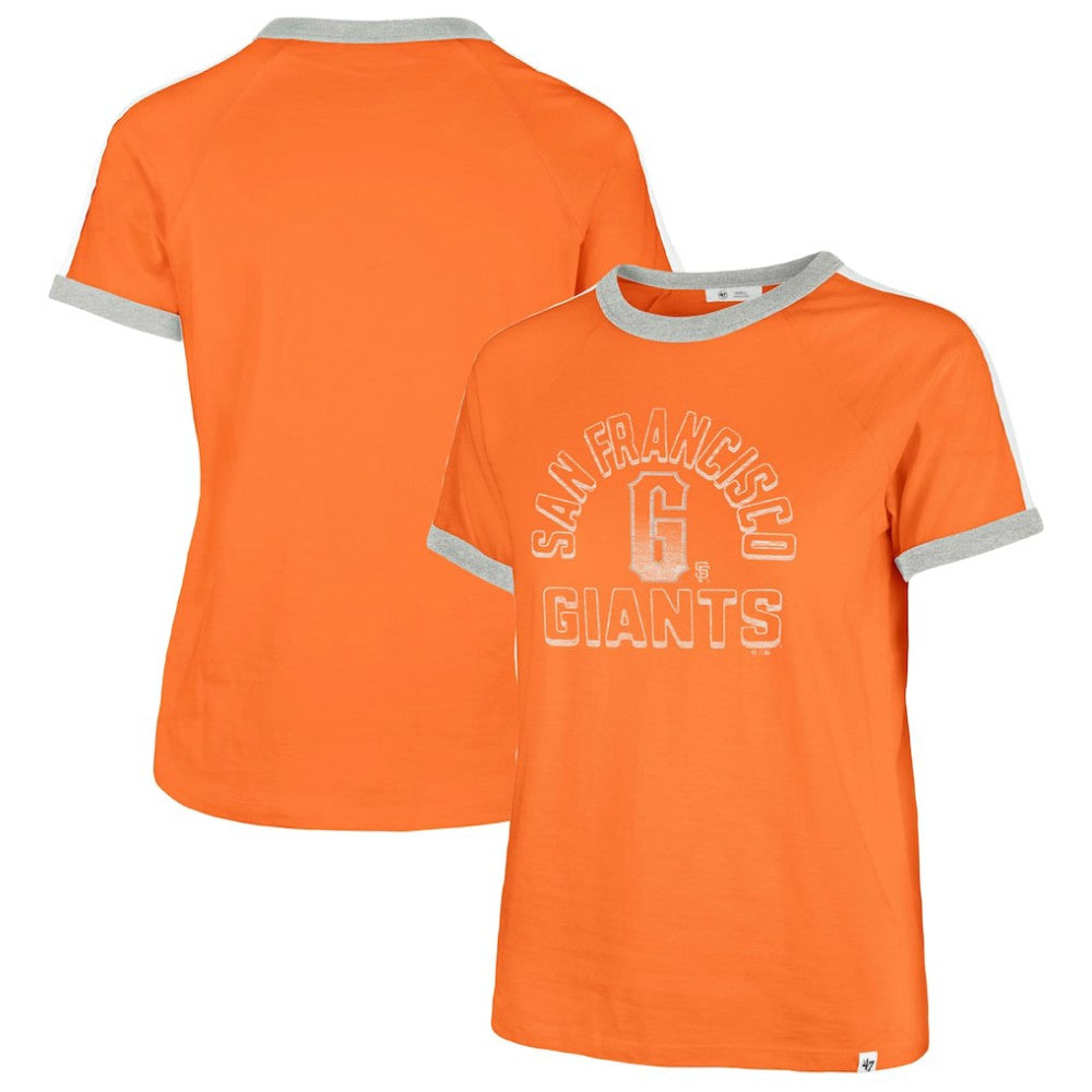 San Francisco Giants '47 Women's City Connect Sweet Heat Peyton T-Shirt - Orange - 47 brand Lifestyle