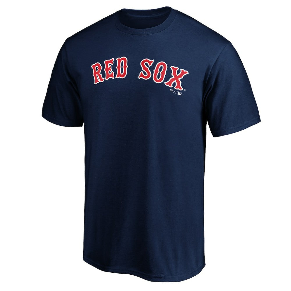 Boston Red Sox Official Wordmark Team T-Shirt - Navy - MLB Lifestyle