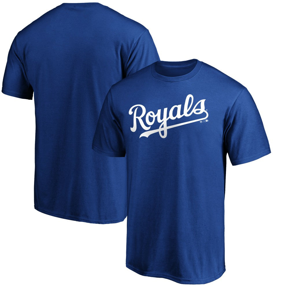 Kansas City Royals Official Team Wordmark T-Shirt - Royal - MLB on Sale