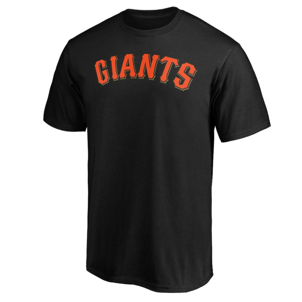 San Francisco Giants Official Team Wordmark T-Shirt - Black - MLB Lifestyle