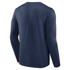 Cleveland Guardians Official Wordmark Long Sleeve T-Shirt - Navy - MLB Online