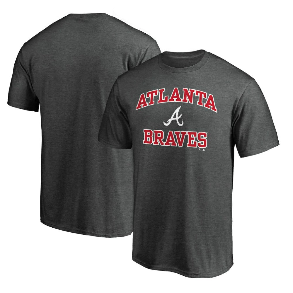 Atlanta Braves Heart & Soul T-Shirt - Charcoal - MLB Sale