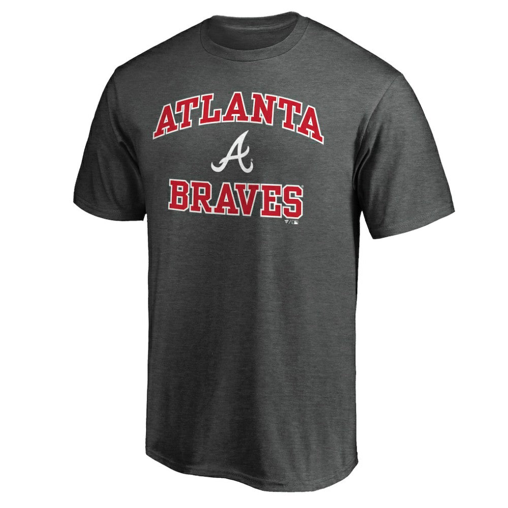Atlanta Braves Heart & Soul T-Shirt - Charcoal - MLB Sale