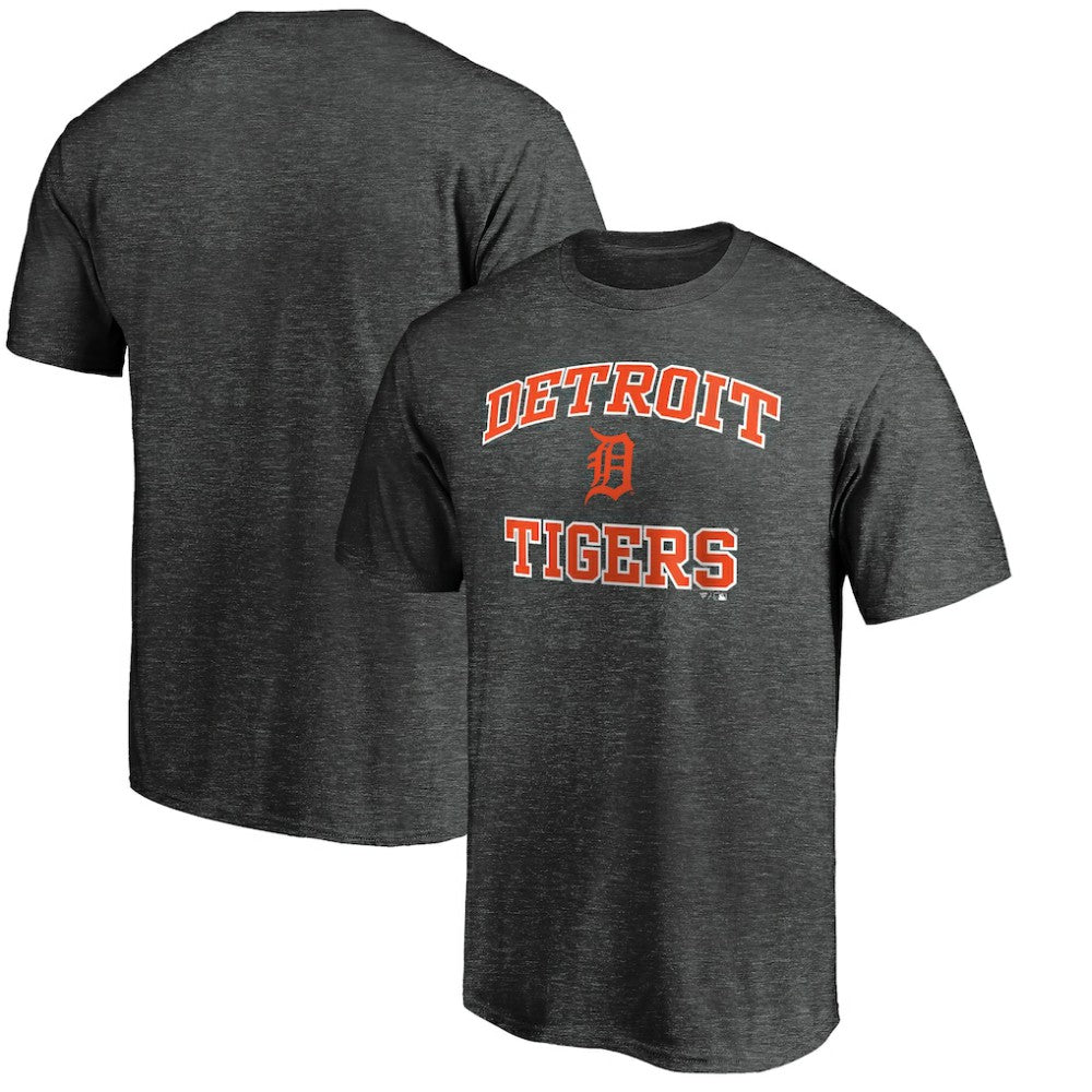 Detroit Tigers Heart & Soul T-Shirt - Charcoal - MLB Online