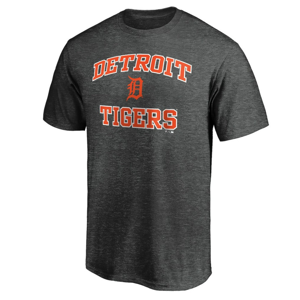 Detroit Tigers Heart & Soul T-Shirt - Charcoal - MLB Online